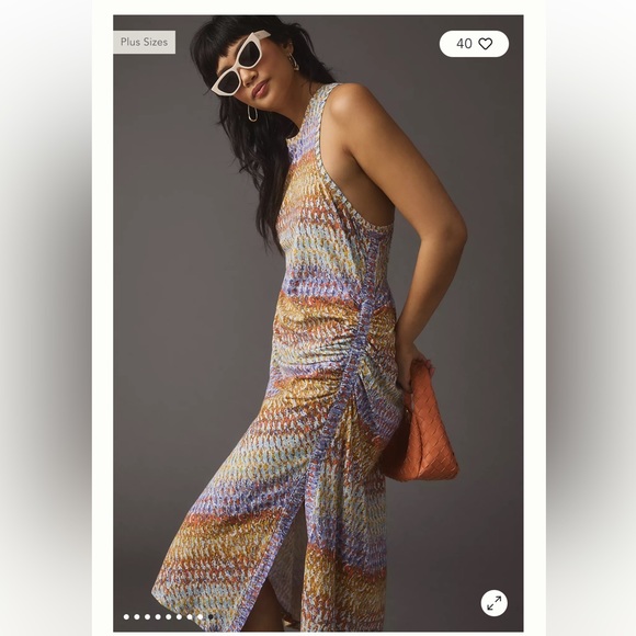 NWT Daily Practice by Anthropologie Mock-Neck Treasure Dress - Picture 3 of 14